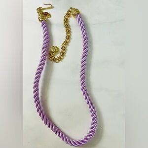 Heidi Daus 🆕 soft lilac color cord necklace